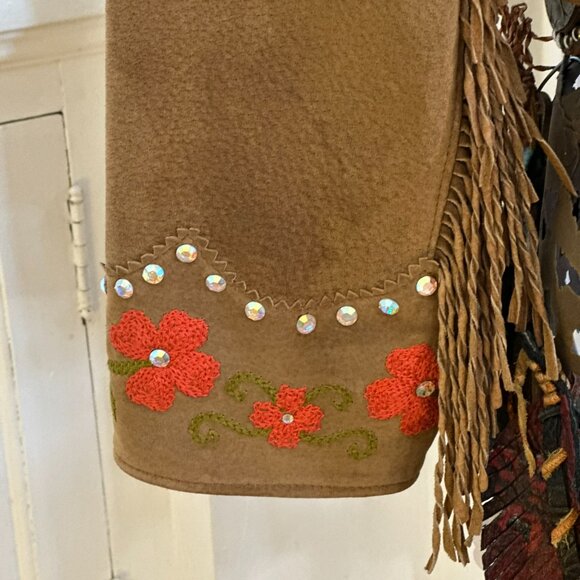 Double D Ranch Fringed Suede Jacket S - Picture 5 of 7